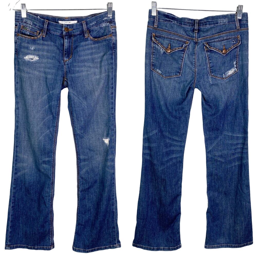 Joe's Jeans Provocateur Iris Boot Cut 26 Denim Distressed Lightweight